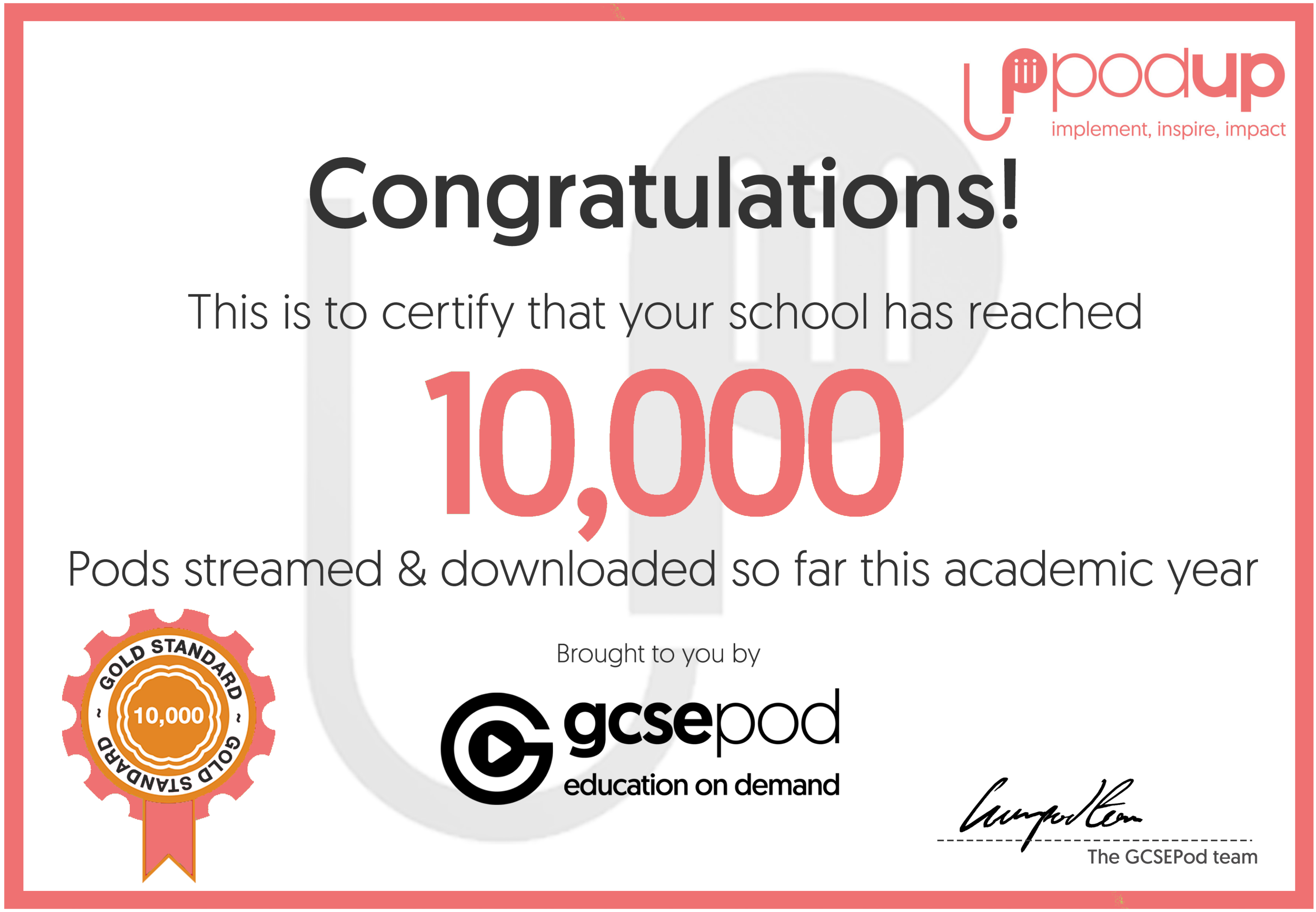 10,000 GCSE PODS! Don Valley Academy